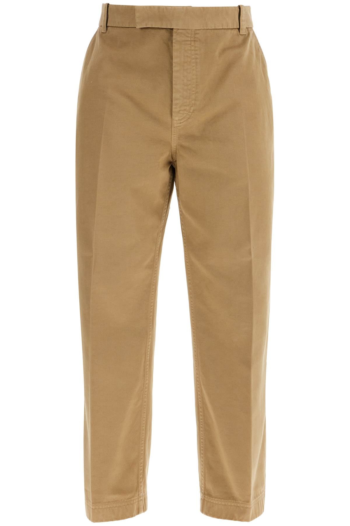 THOM BROWNE Medium Grey Cotton Utility Chino Pants