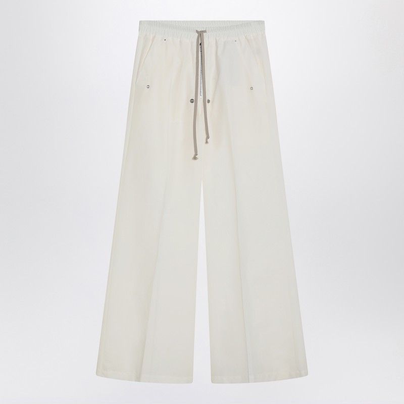 MONCLER RICK OWENS Flared Cotton Blend Trousers for Men