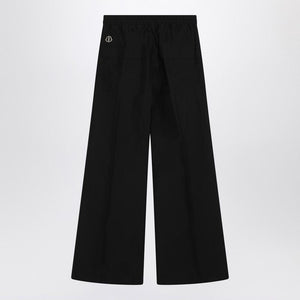 MONCLER RICK OWENS Flared Cotton Blend Trousers for Men