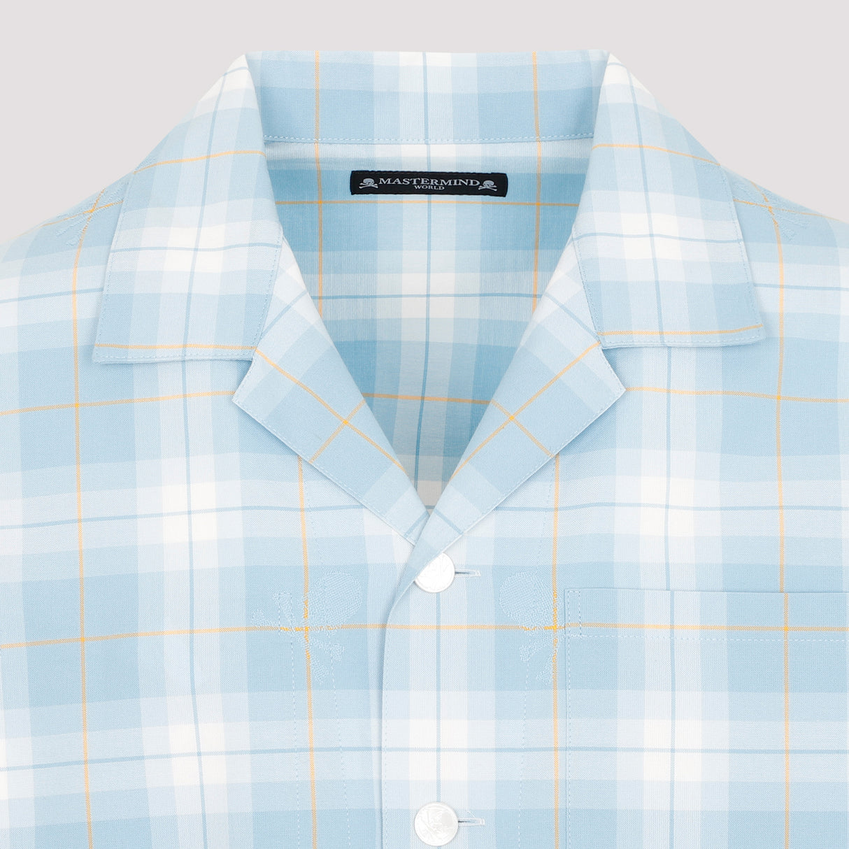 MASTERMIND JAPAN Mastermind Open Collar Plaid Shirt - SS23 Edition