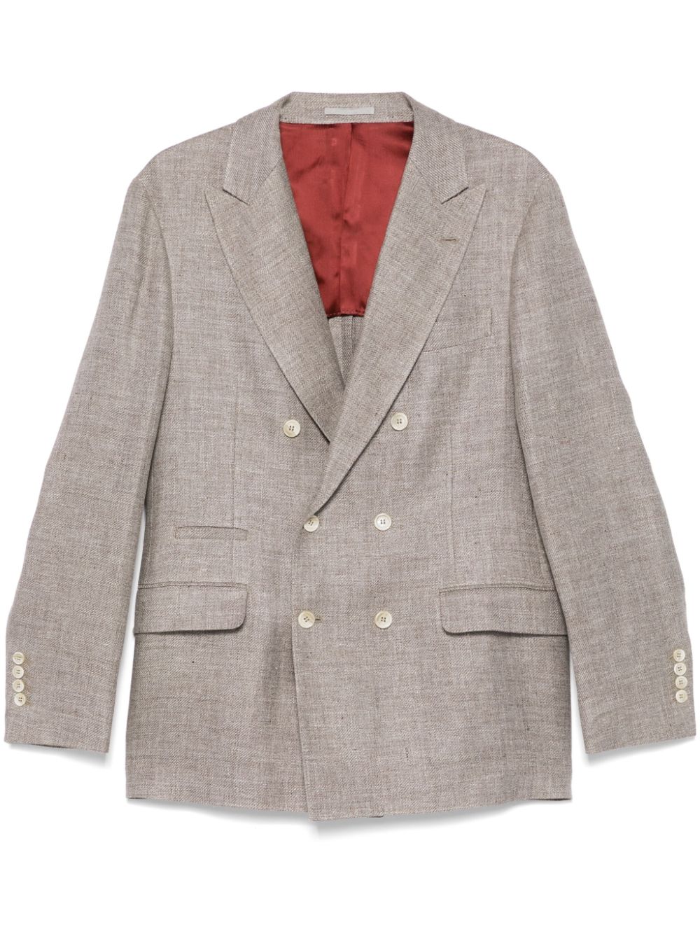 BRUNELLO CUCINELLI Men's Linen Blend Jacket - SS25 Collection