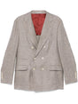 BRUNELLO CUCINELLI Men's Linen Blend Jacket - SS25 Collection