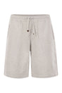 BRUNELLO CUCINELLI Relaxed Fit Bermuda Shorts with Piping - Knee Length