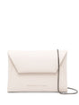 BRUNELLO CUCINELLI Leather Mini Handbag with Foldover Top