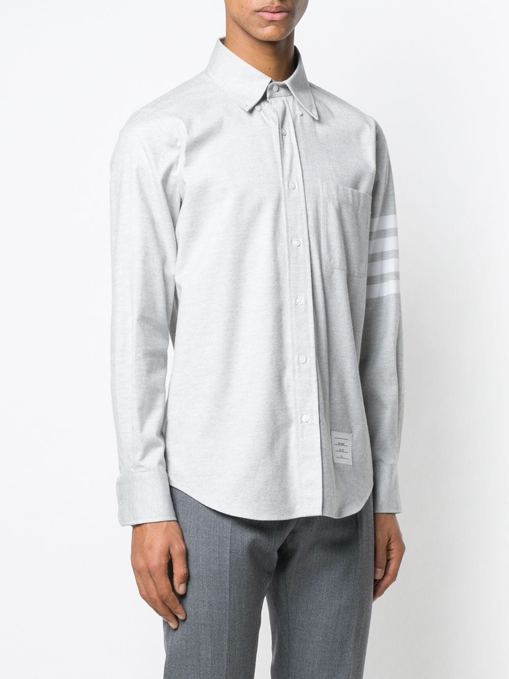 THOM BROWNE Men's 4-Bar Classic Cotton Shirt