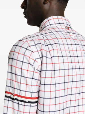 THOM BROWNE Straight Fit Shirt with RWB Armband