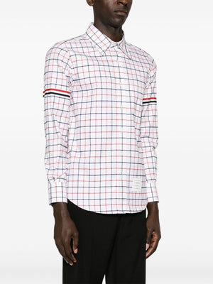 THOM BROWNE Straight Fit Shirt with RWB Armband