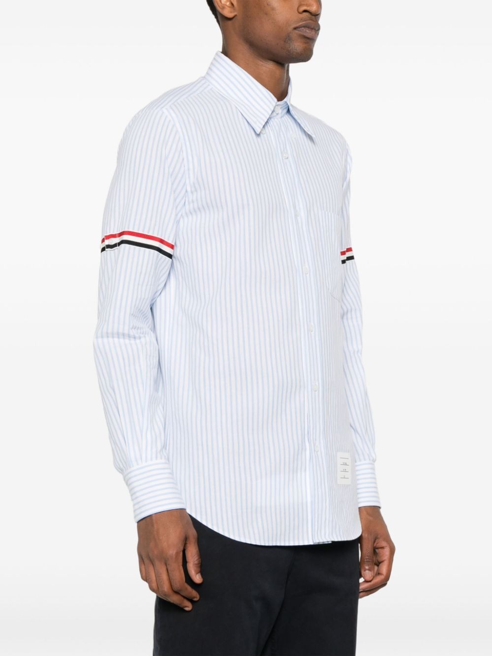 THOM BROWNE RWB Striped Mini Shirt for Men