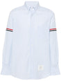 THOM BROWNE Striped Button-Down Shirt - Size S