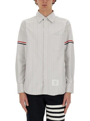 THOM BROWNE Straight Fit Mini Shirt