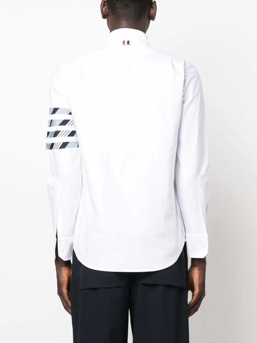 THOM BROWNE 4 Bar Stripe Cotton Shirt for Men