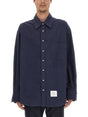 THOM BROWNE Oversized 4-Bar Shirt - Size 4 JP