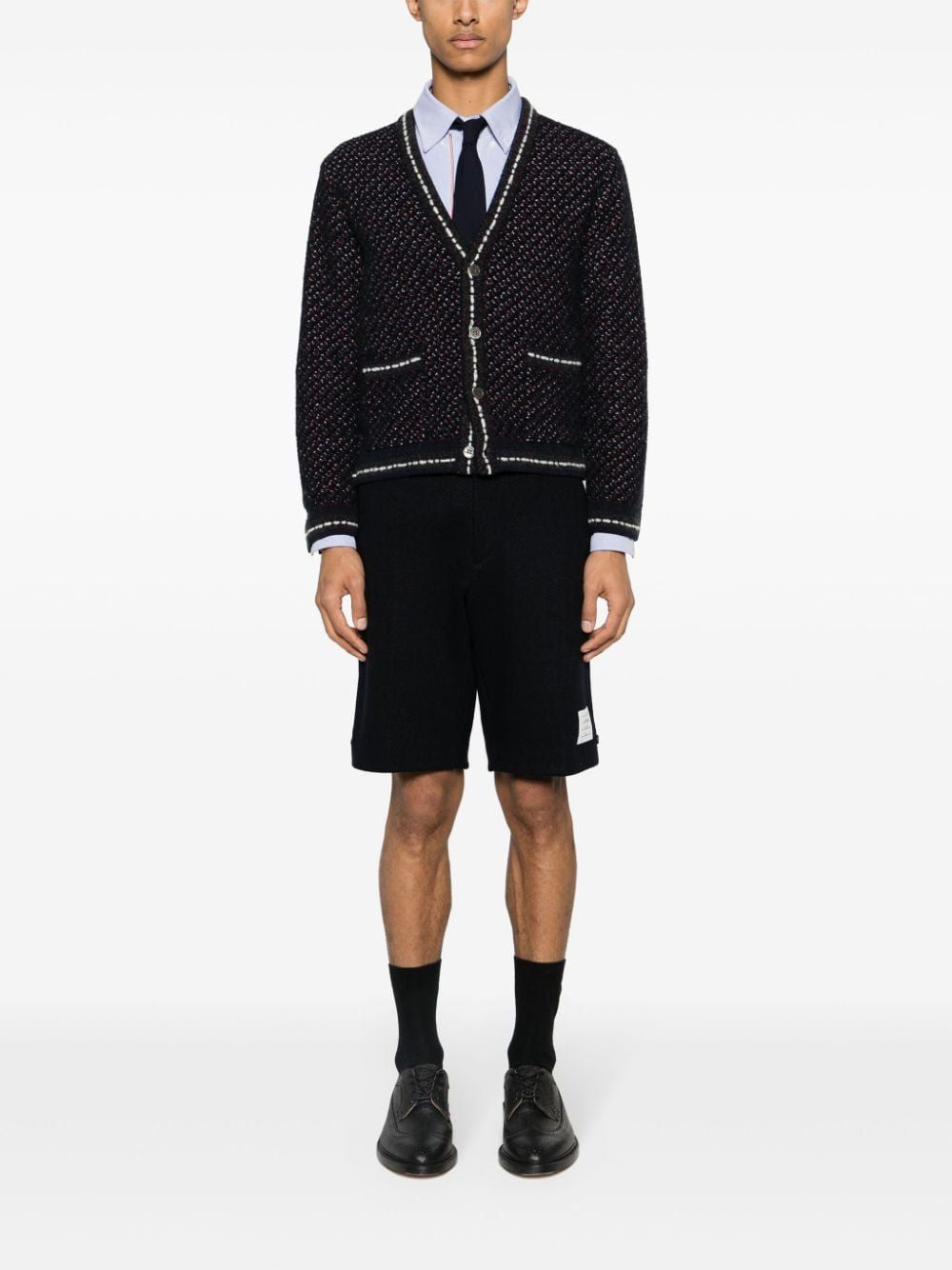 THOM BROWNE Straight Fit Button-Down Shirt - Men's