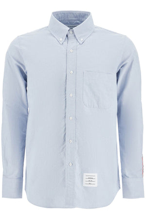 THOM BROWNE Signature Striped Oxford Shirt - Classic Fit