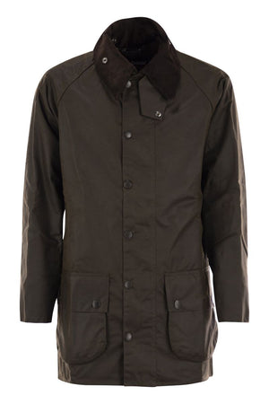 BARBOUR Classic Waxed Cotton Jacket - Men's Outdoor Essential