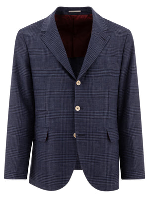 BRUNELLO CUCINELLI Men's Regular Fit Deconstructed Blazer