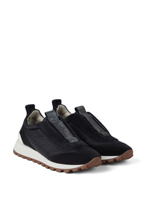 BRUNELLO CUCINELLI Signature Monili Chain Detail Slip-On Sneakers