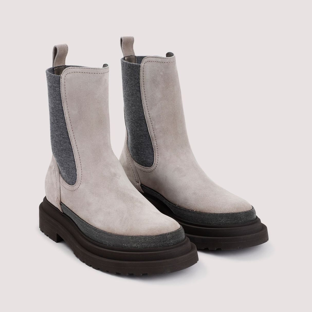 BRUNELLO CUCINELLI Elegant Suede Leather Boots