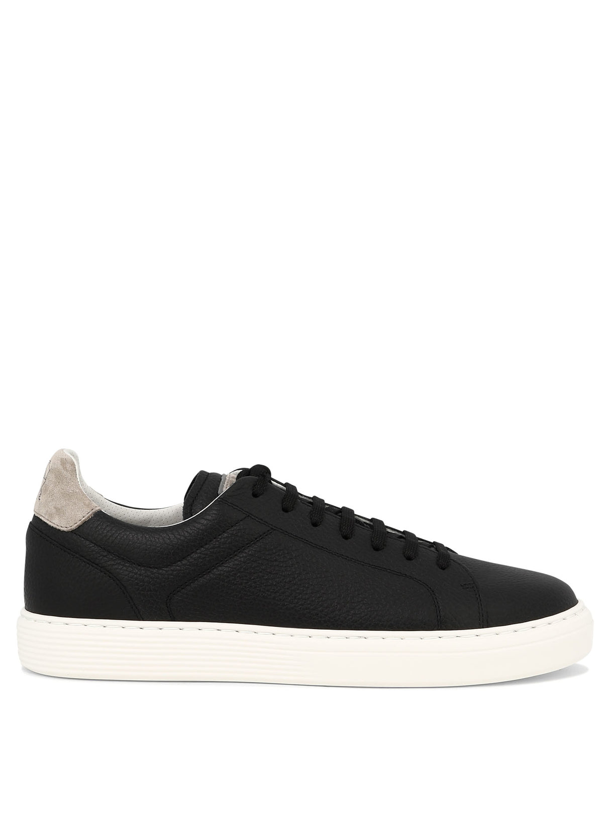 BRUNELLO CUCINELLI Leather Sneakers with Grained Texture - SS24