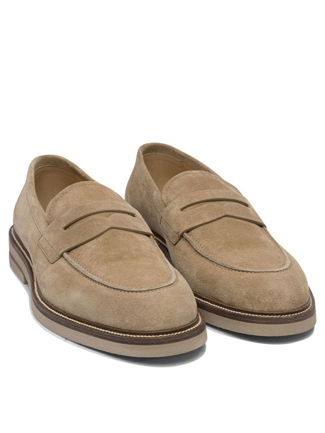 BRUNELLO CUCINELLI Luxurious Men's Loafers & Slippers