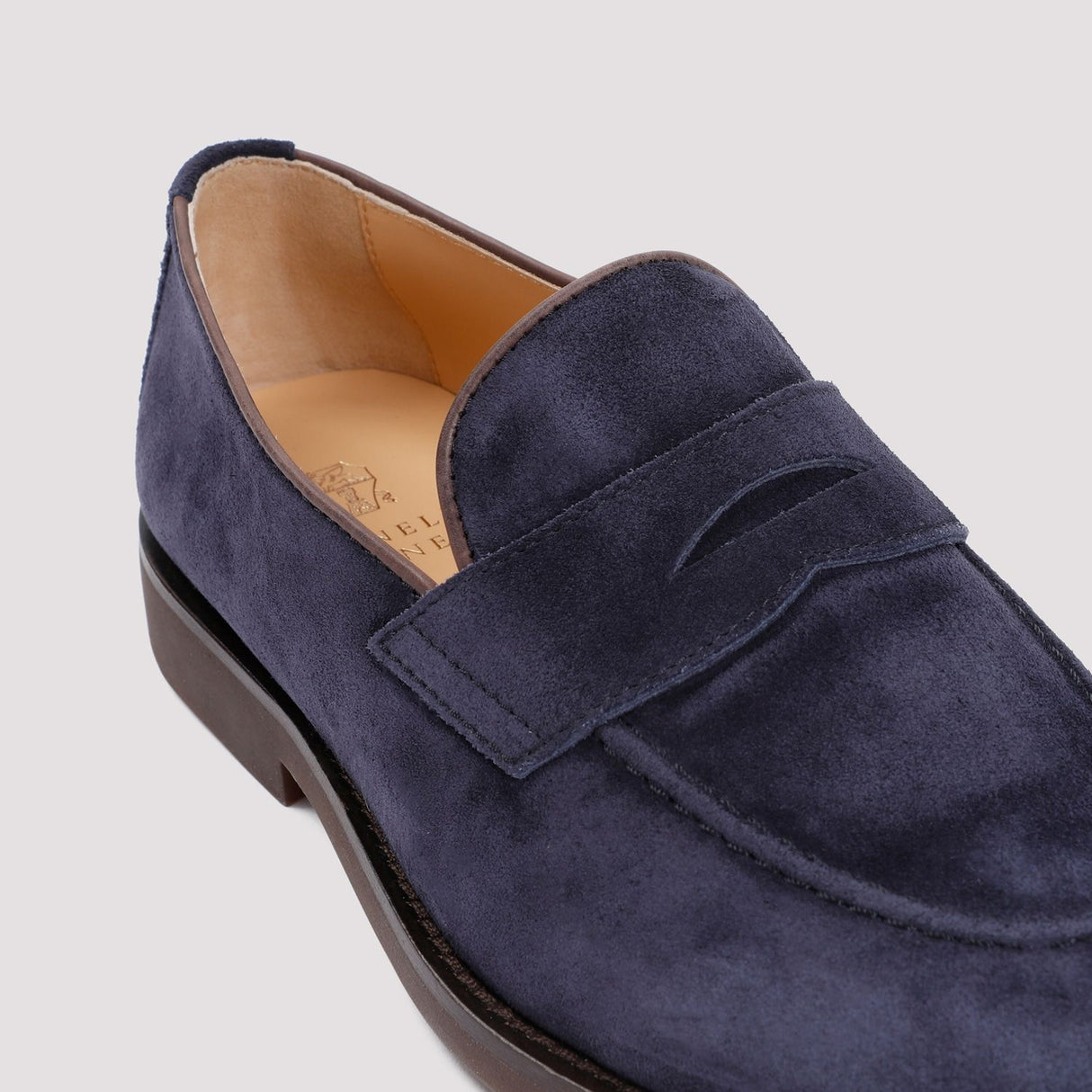 BRUNELLO CUCINELLI Luxury Suede Loafers for Men - Fall Collection