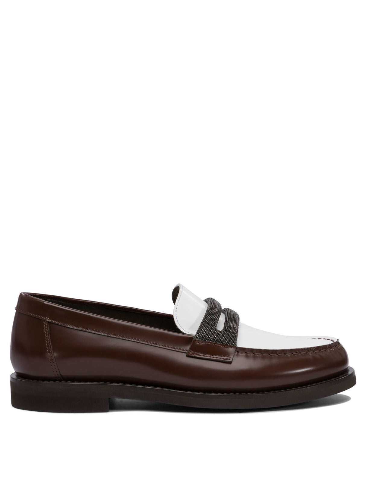 BRUNELLO CUCINELLI Timeless Women's Leather Loafers - SS25 Collection