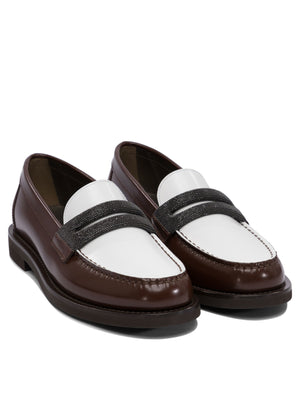 BRUNELLO CUCINELLI Timeless Women's Leather Loafers - SS25 Collection