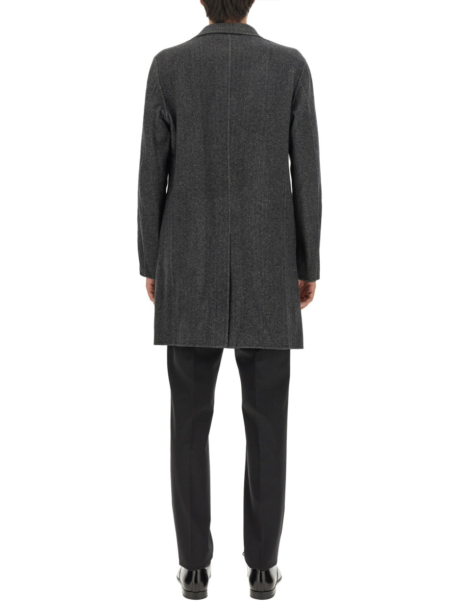 THEORY Single-Breasted Wool Cashmere Jacket - Size L