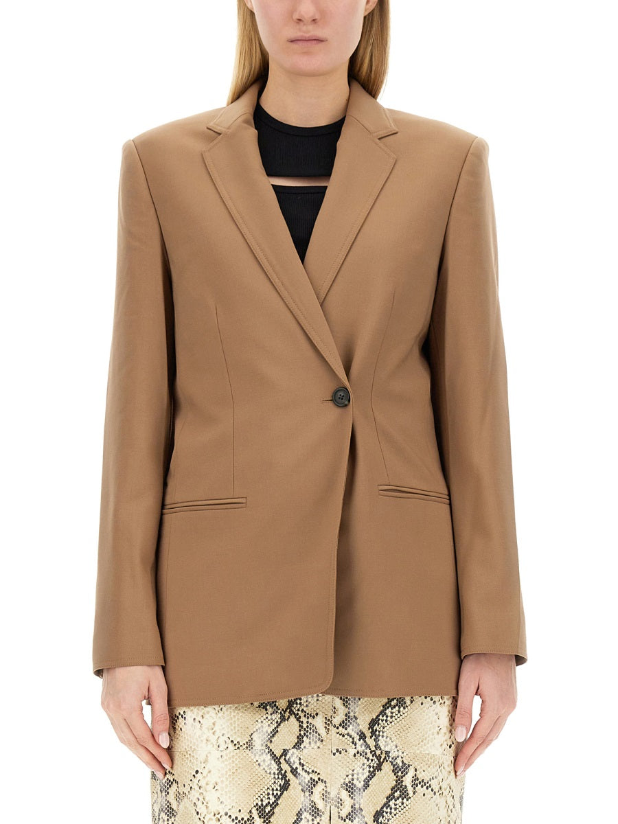 HELMUT LANG Single-Double Breasted Blazer - Size 2