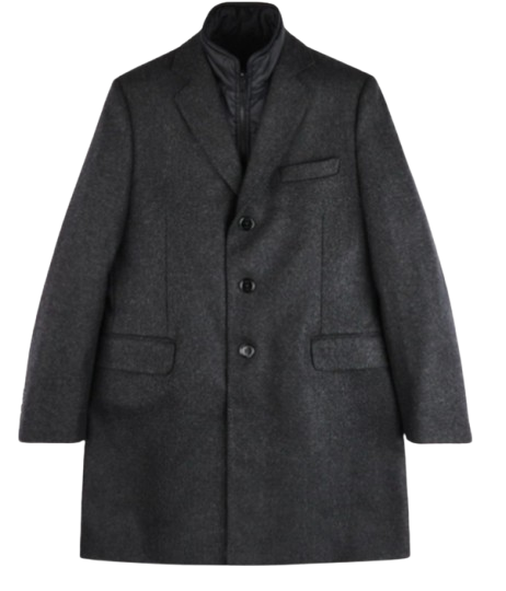 FAY Layered Wool-Cashmere Jacket for Men