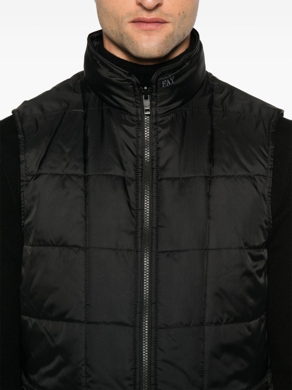 FAY Quilted Hooded Jacket for Men - FW24