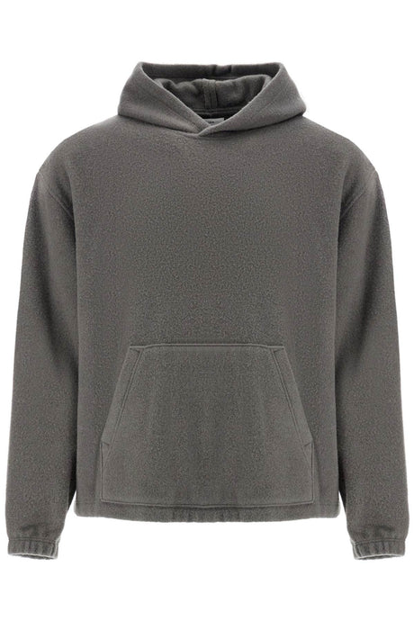 RIER Men's Boxy Cut Hooded Fleece Sweatshirt