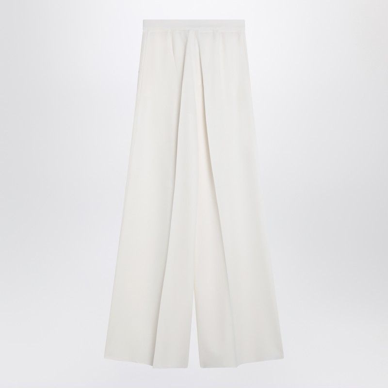 MAX MARA Wide Wool Gabardine Trousers