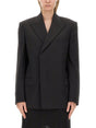 HELMUT LANG Oversized Fit Wool Jacket for Women