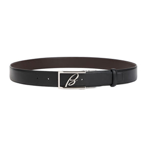 BRIONI Classic Leather Belt - 3.5cm