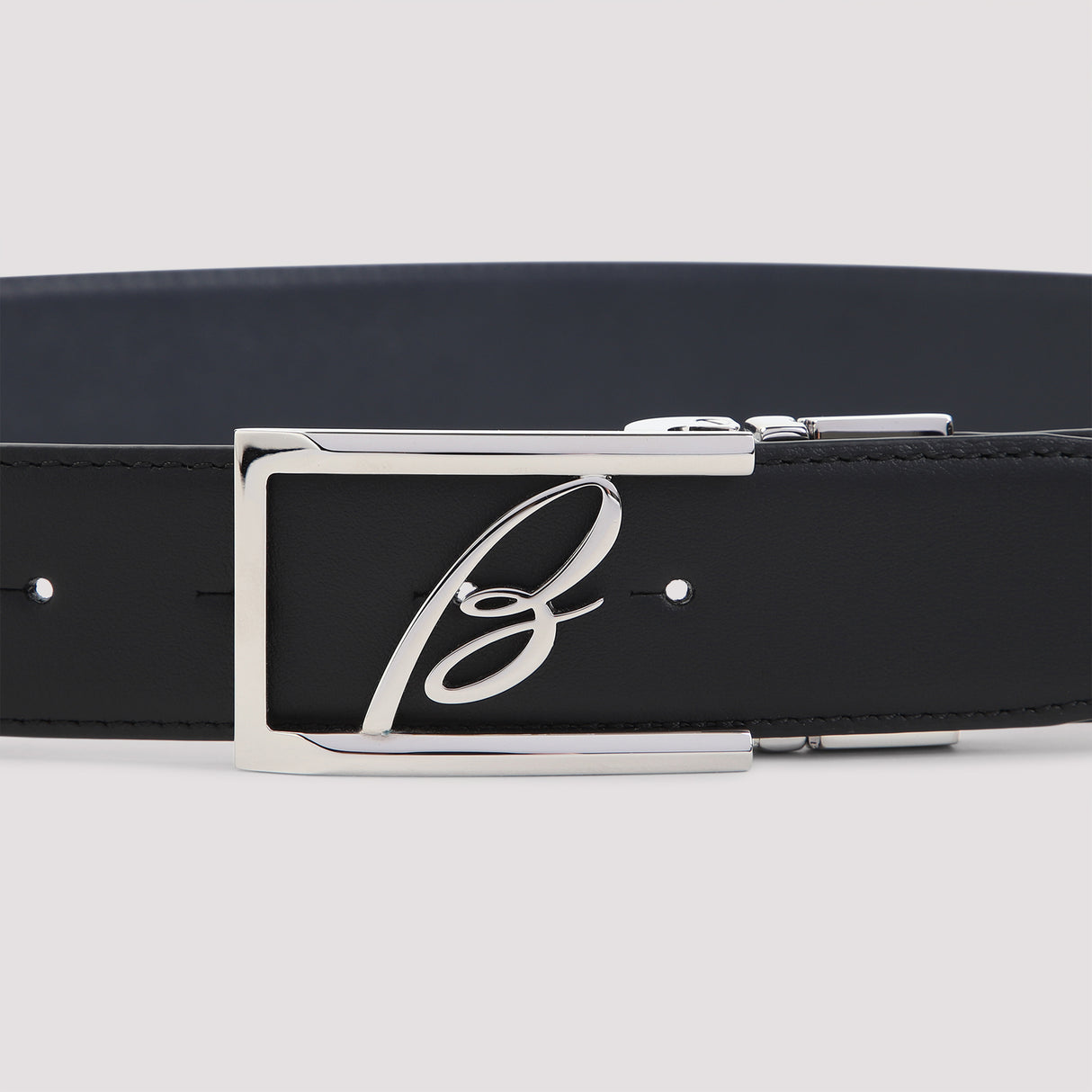 BRIONI Classic Leather Belt - 3.5cm