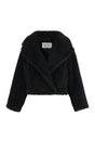 MAX MARA Vegan Fur Jacket with Lapel Collar for Women