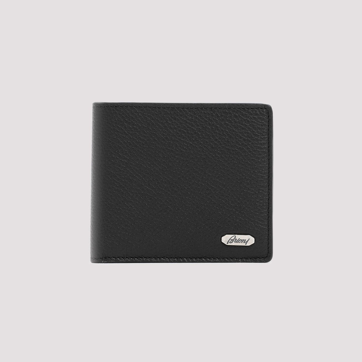 BRIONI Mini Leather Wallet - Elegant Craftsmanship for Men