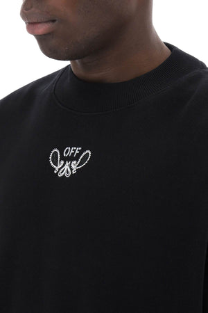 OFF-WHITE Mini Bandana Print Skate Crewneck for Men