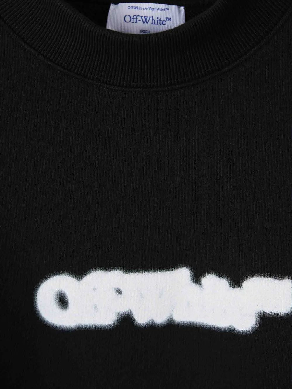 OFF-WHITE Cotton Crew-Neck Sweatshirt