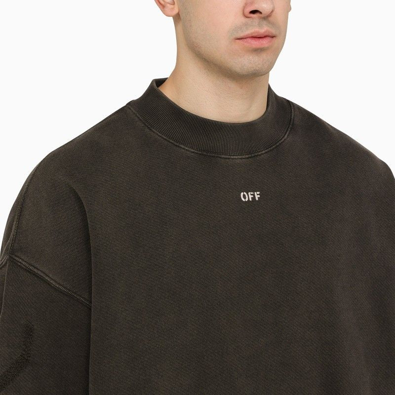 OFF-WHITE Oversized Crewneck Sweatshirt - S. Matthew