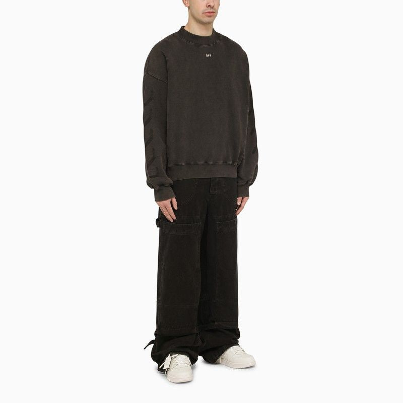 OFF-WHITE Oversized Crewneck Sweatshirt - S. Matthew