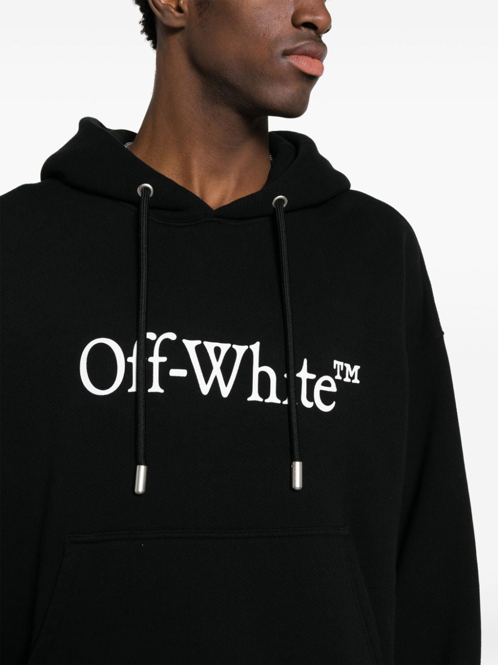 OFF-WHITE 都市型スケートフーディ クリスプホワイト - オーバーサイズフィット