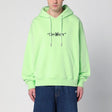 OFF-WHITE Men's Cotton Logo Sweatshirt with Drawstring Hood