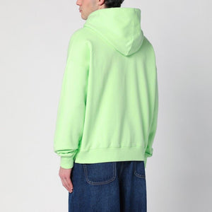 OFF-WHITE Men's Cotton Logo Sweatshirt with Drawstring Hood