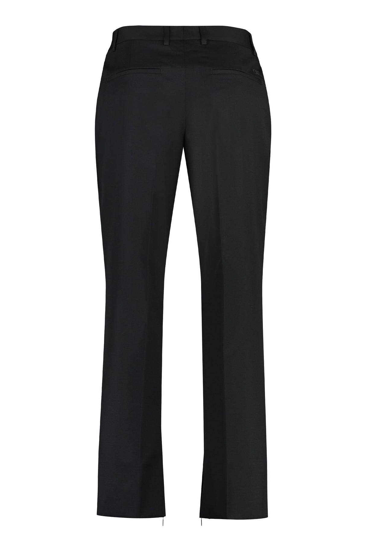 OFF-WHITE Stylish Virgin Wool Trousers for Men