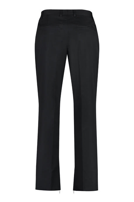 OFF-WHITE Stylish Virgin Wool Trousers for Men