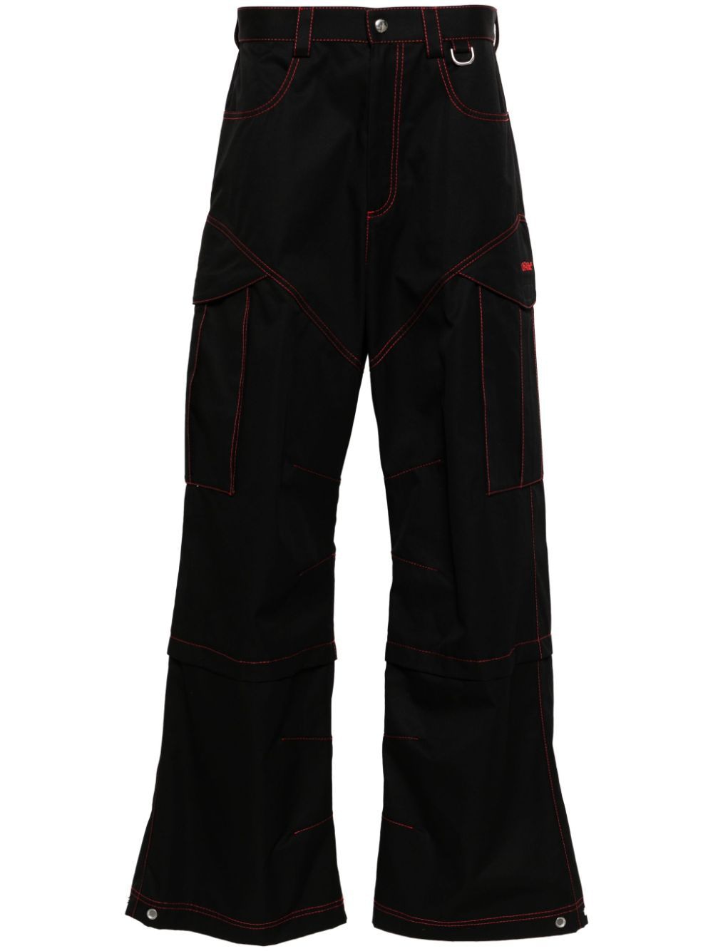 OFF-WHITE Wide Fit Cargo Pants with Velcro Pockets