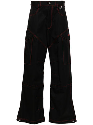 OFF-WHITE Wide Fit Cargo Pants with Velcro Pockets