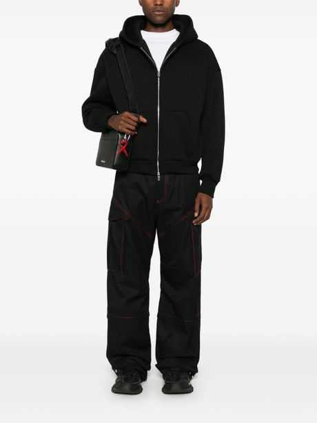 OFF-WHITE Wide Fit Cargo Pants with Velcro Pockets